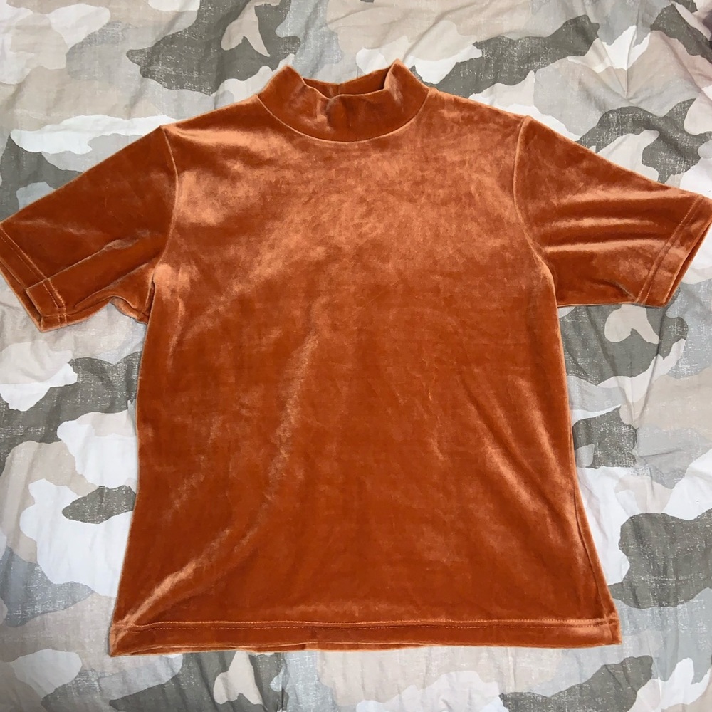Vintage short sleeve turtleneck